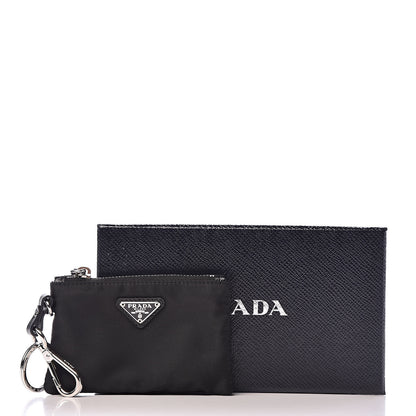 Prada Tessuto Nylon Key Pouch Black 7 of 7