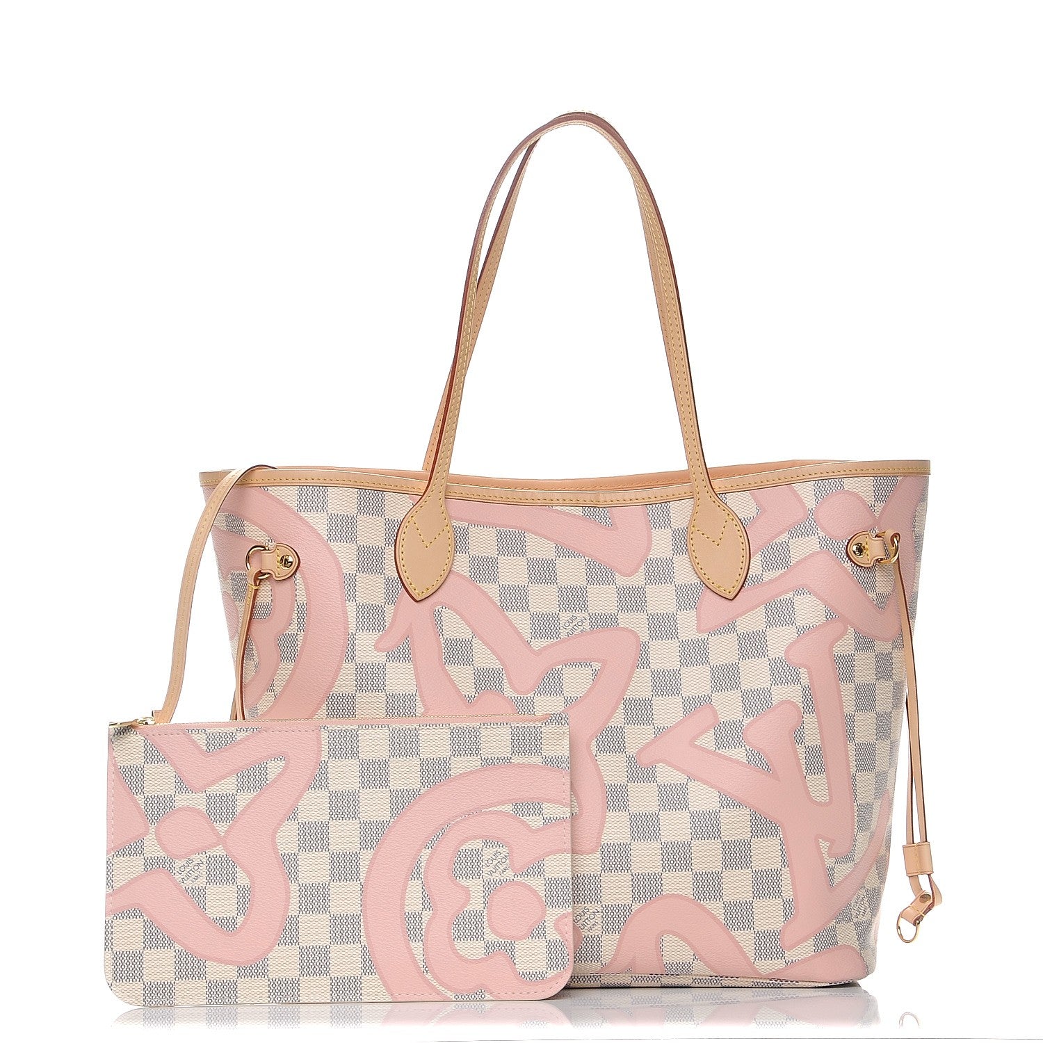 Louis Vuitton Damier Azur Tahitienne Neverfull MM 1 of 9