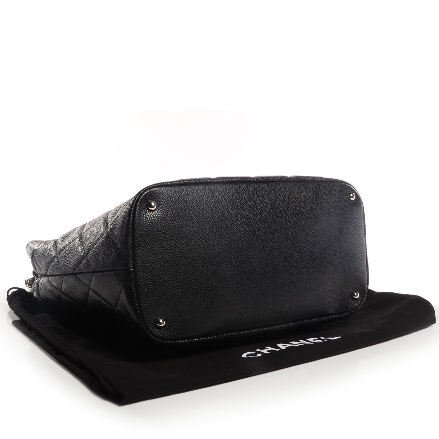 Chanel Soft Caviar Timeless Large Shopping Tote Black 4 of 7
