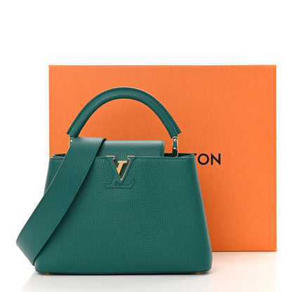 Louis Vuitton Taurillon Capucines BB Green 13 of 13