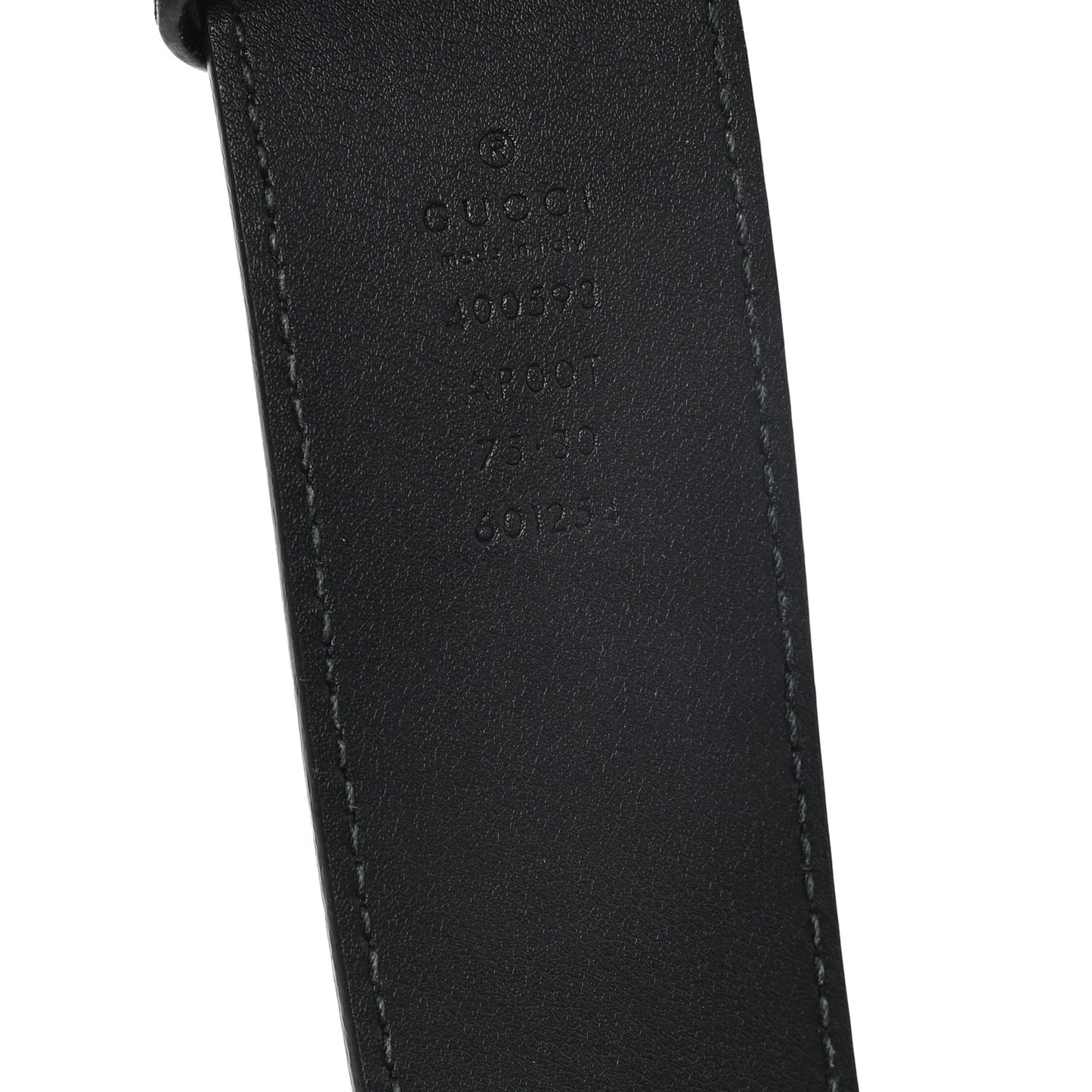 Calfskin Double G 40mm Belt 75 30 Black