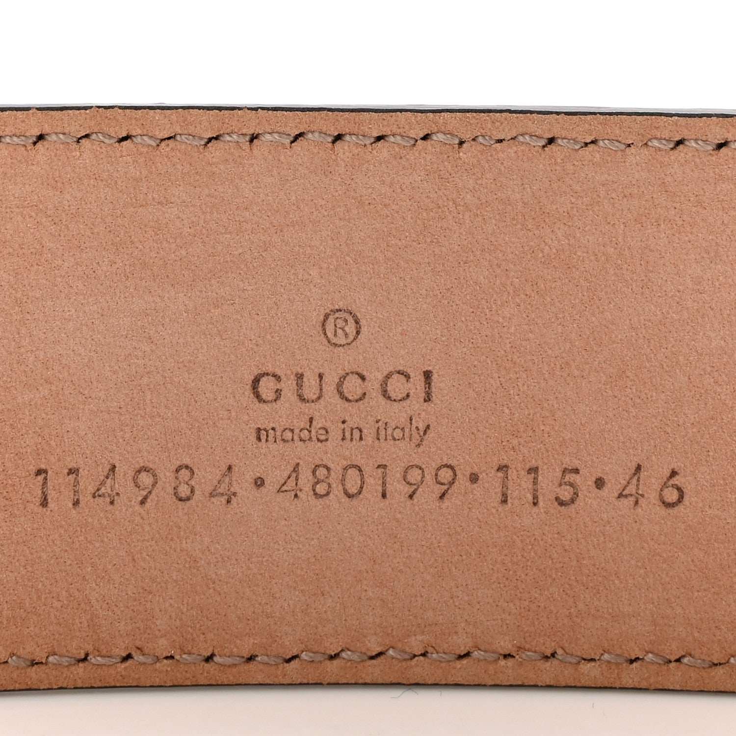 Gucci Calfskin Web Interlocking G Belt 115 46 Black 5 of 9