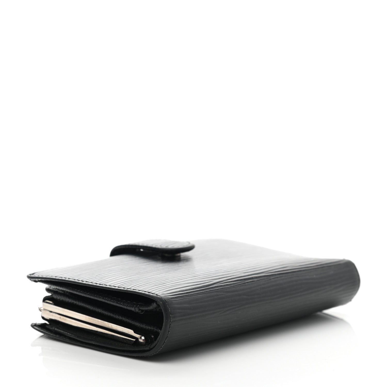 Louis Vuitton Epi French Purse Wallet Black 4 of 8