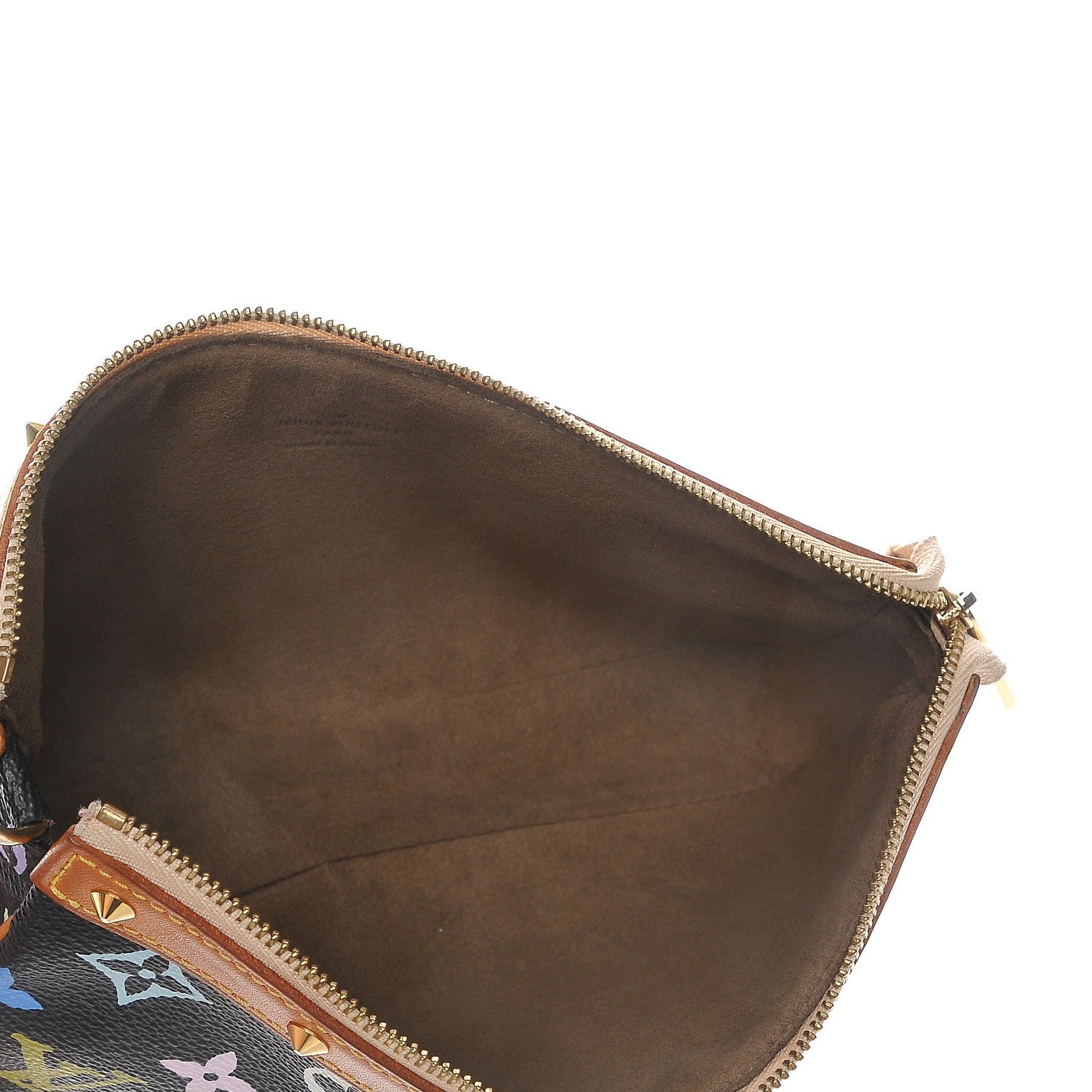 Louis Vuitton Monogram Multicolor Pochette Accessories Black 6 of 8