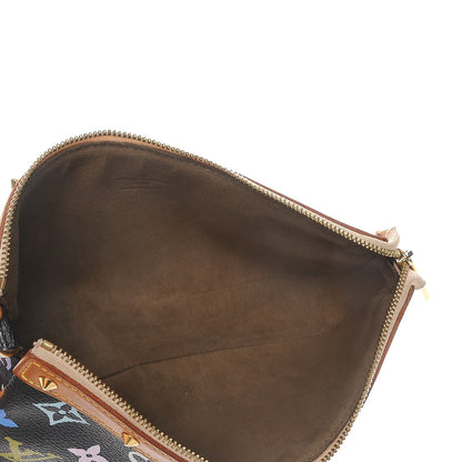Louis Vuitton Monogram Multicolor Pochette Accessories Black 6 of 8