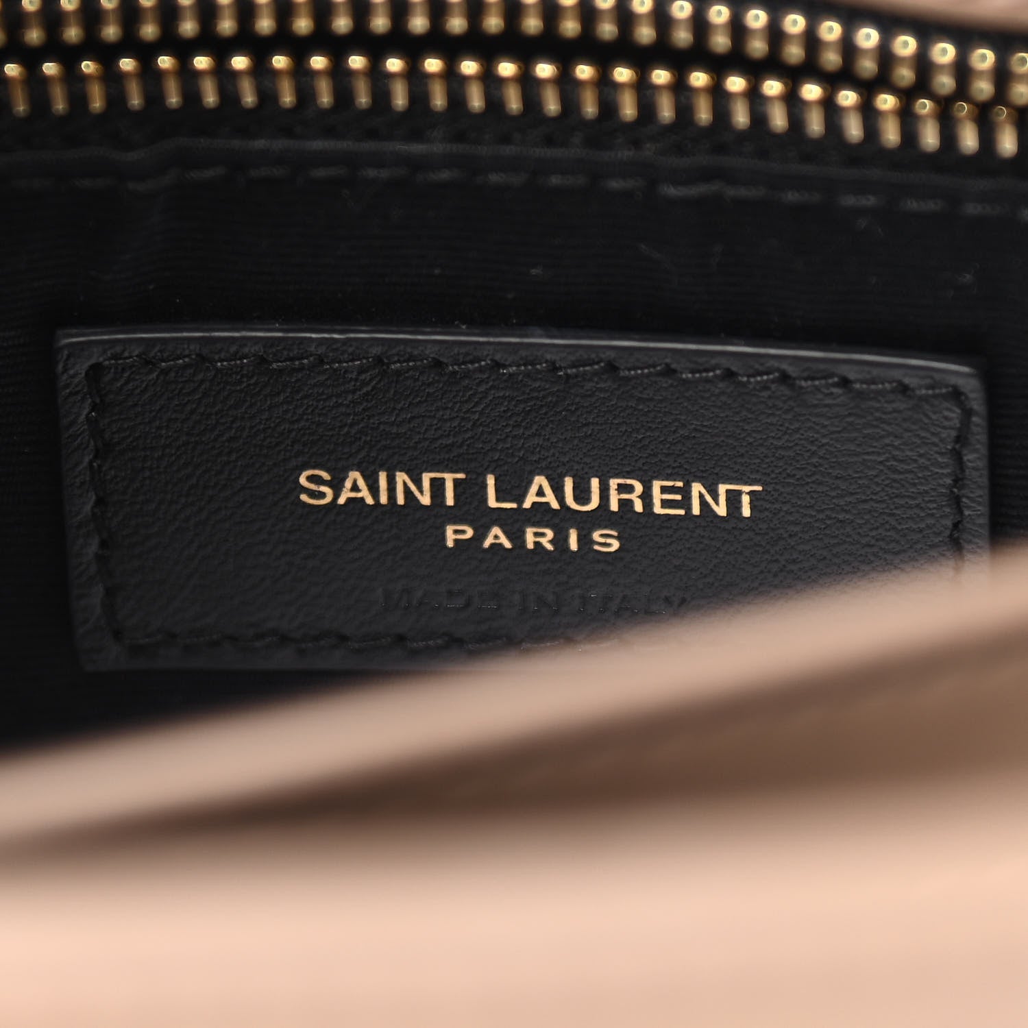 Saint Laurent Calfskin Y Quilted Monogram Toy Loulou Crossbody Bag Taupe 6 of 10