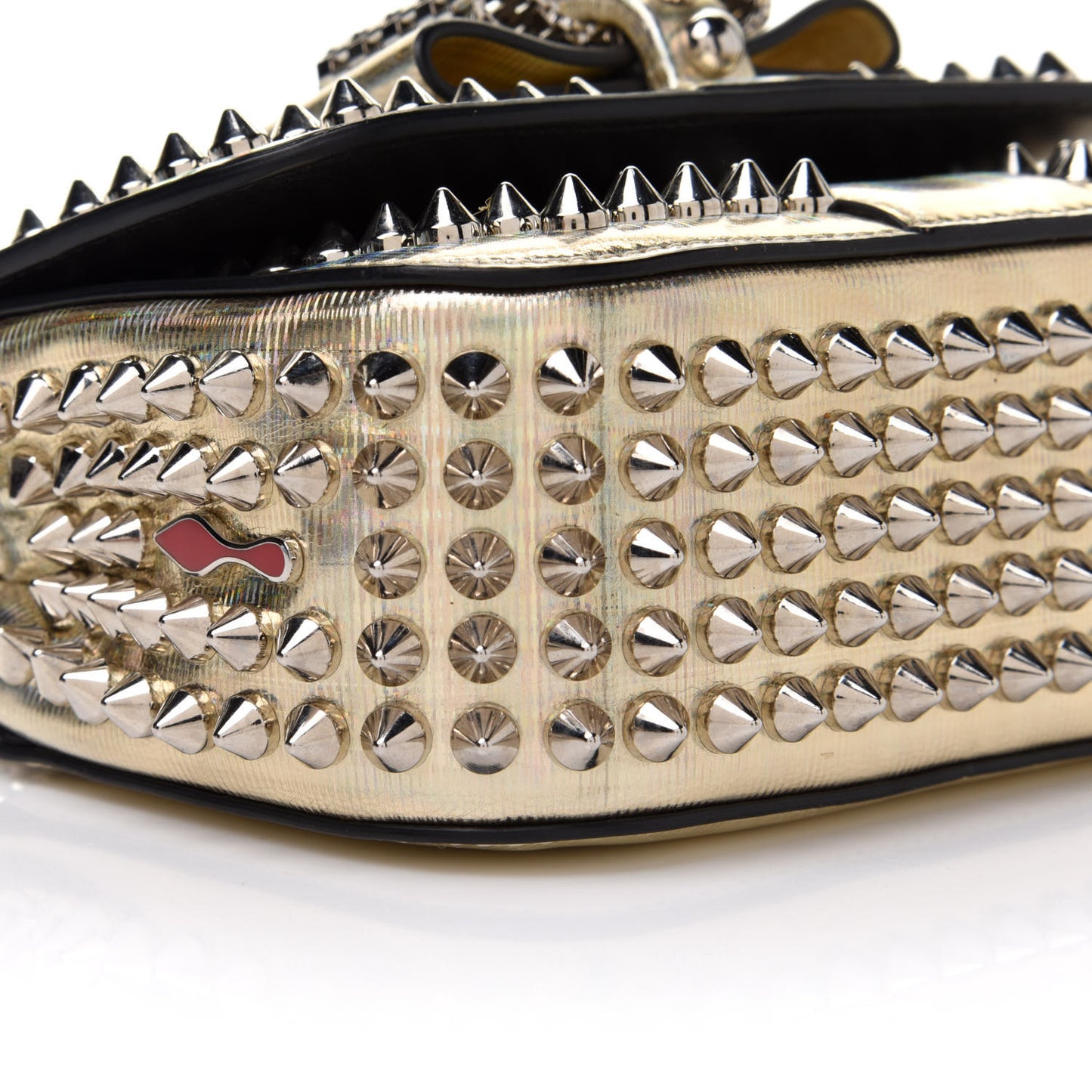 Specchio Galactic Spikes Sweety Charity Crossbody Bag Platine
