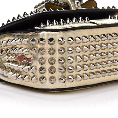 Christian Louboutin Specchio Galactic Spikes Sweety Charity Crossbody Bag Platine 10 of 11