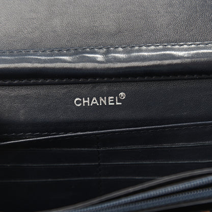 Chanel Denim Coco Wallet On Chain WOC Blue 5 of 12