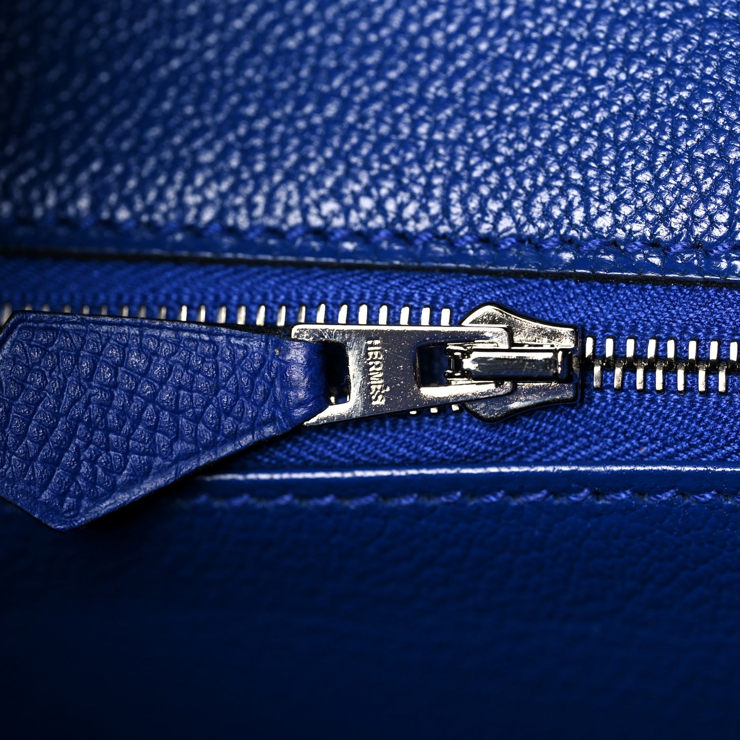 Epsom Birkin 30 Bleu Electrique