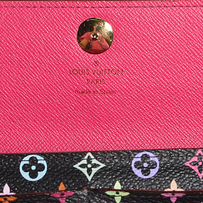 Louis Vuitton Monogram Multicolor Sarah Wallet Black Grenade 7 of 8