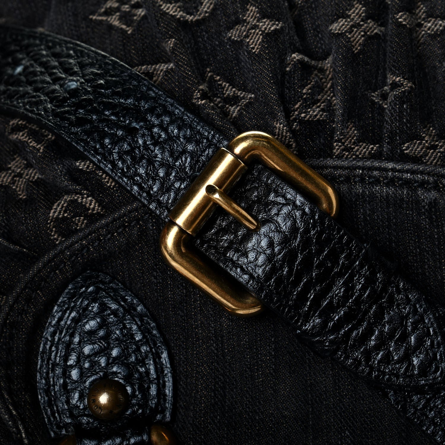 Louis Vuitton Denim Neo Cabby MM Black 7 of 7