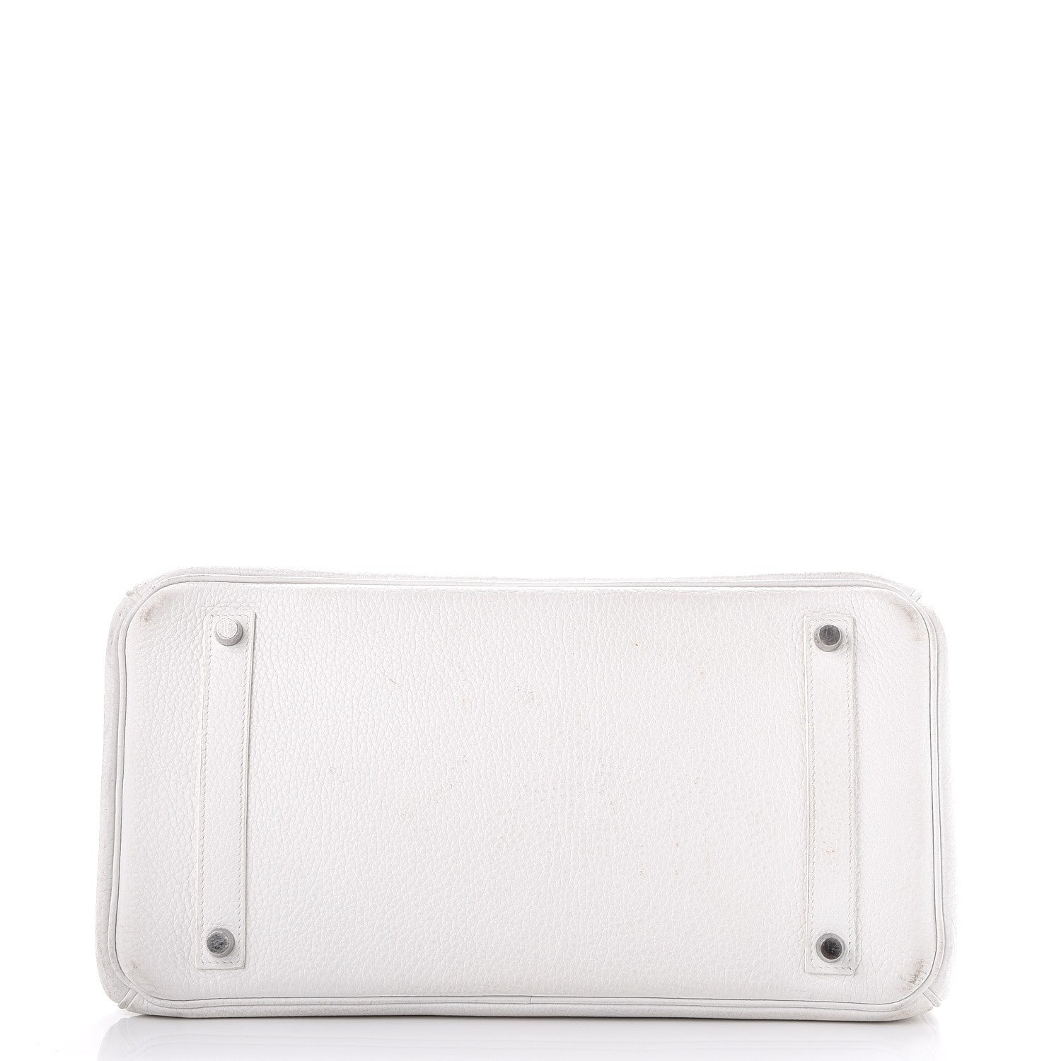 Hermes Taurillon Clemence Birkin 35 White 6 of 44