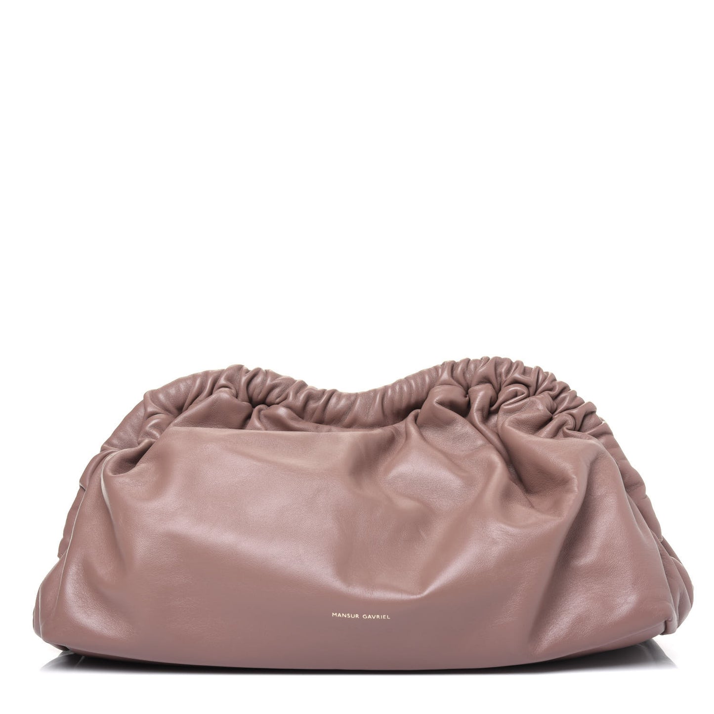 Lambskin Cloud Clutch Biscotto