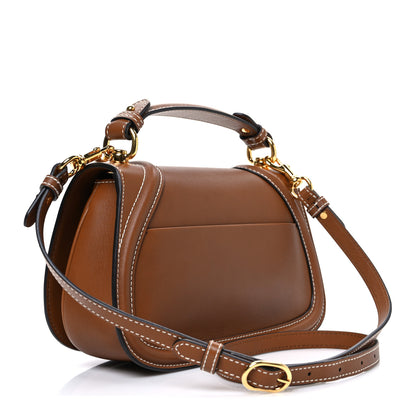 Gucci Roxy Calfskin Medium Blondie Top Handle Bag Brown 3 of 10