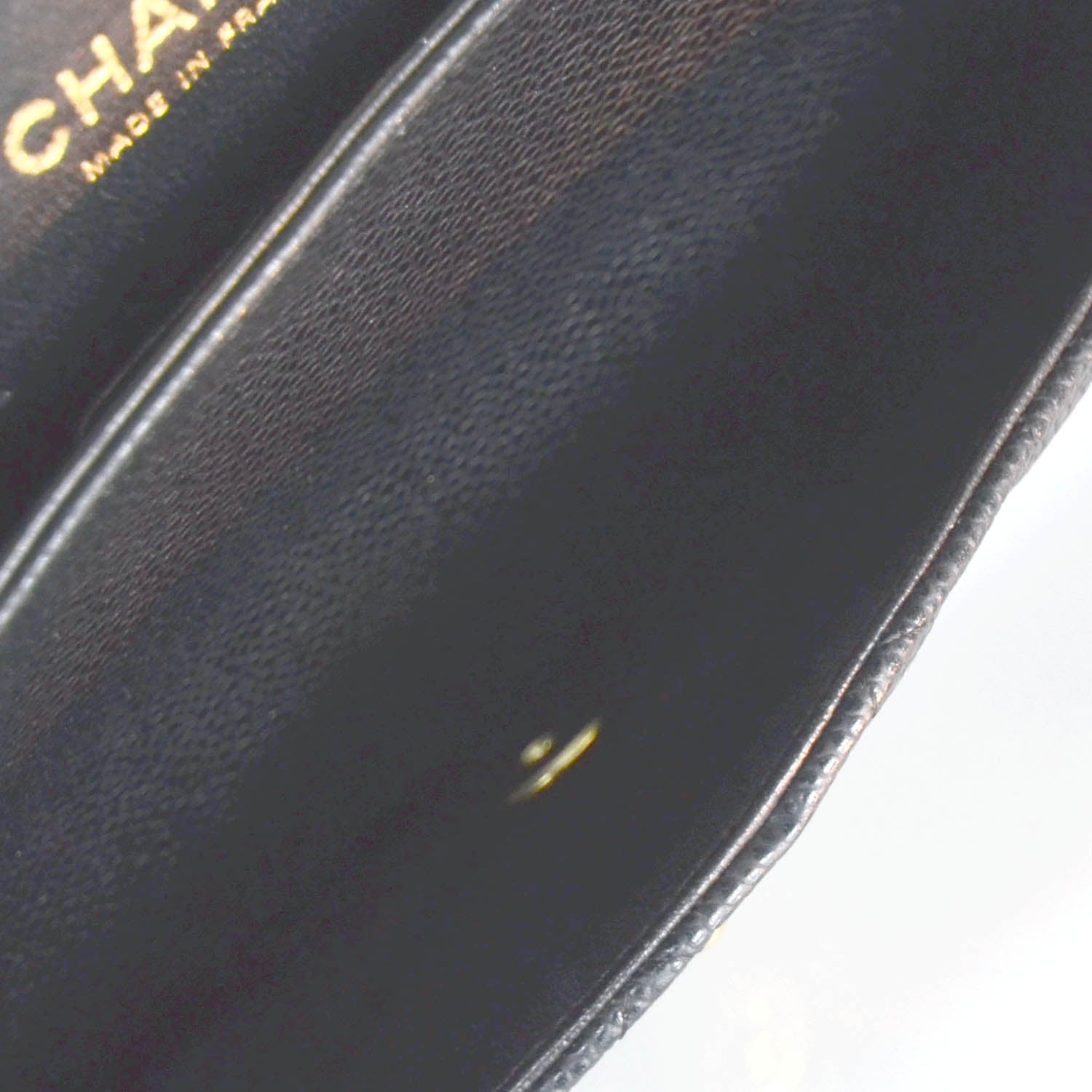 Chanel Caviar Quilted Medium Double Flap Black 8 of 12