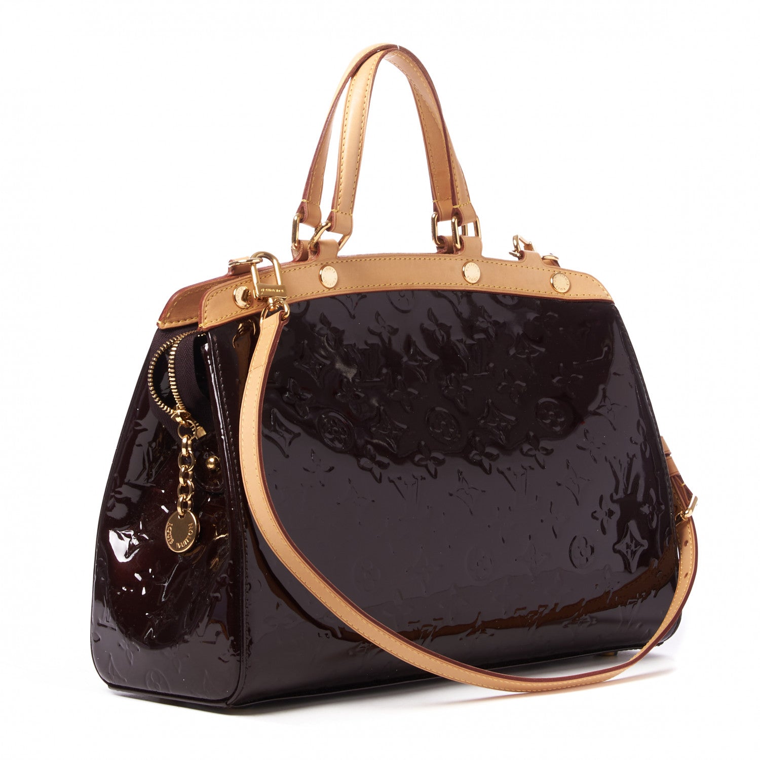 Louis Vuitton Vernis Brea MM Amarante 2 of 8