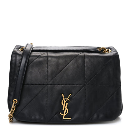 Saint Laurent Lambskin Matelasse Monogram Small Jamie 4.3 Black 1 of 12