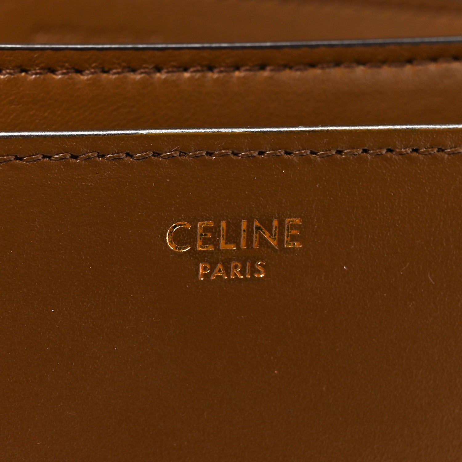 Celine Box Calfskin Medium Classic Box Flap Bag Camel 6 of 14