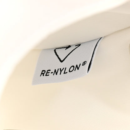 Prada Re-Nylon Vitello Padded Small Flap Shoulder Bag White 7 of 16