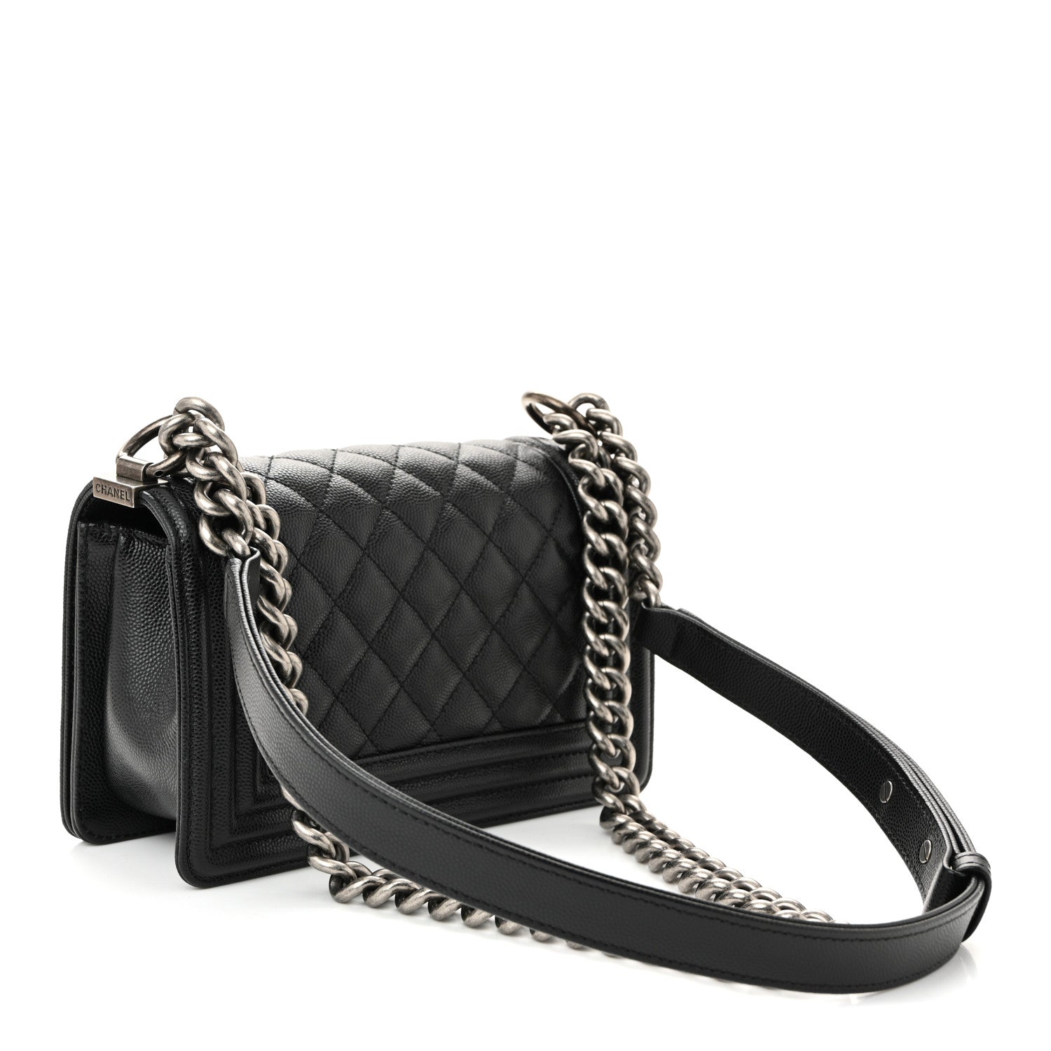 Chanel Caviar Quilted Small Boy Flap Black 3 of 10