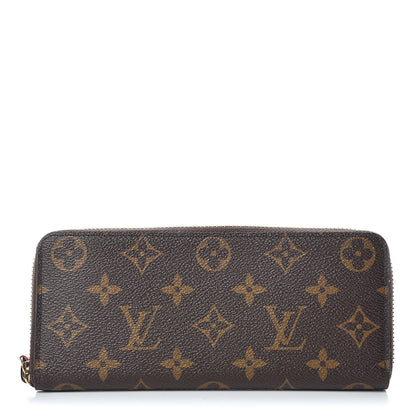 Louis Vuitton Monogram Clemence Wallet Fuchsia 1 of 9
