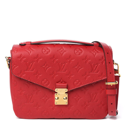 Louis Vuitton Empreinte Pochette Metis Scarlet 1 of 9