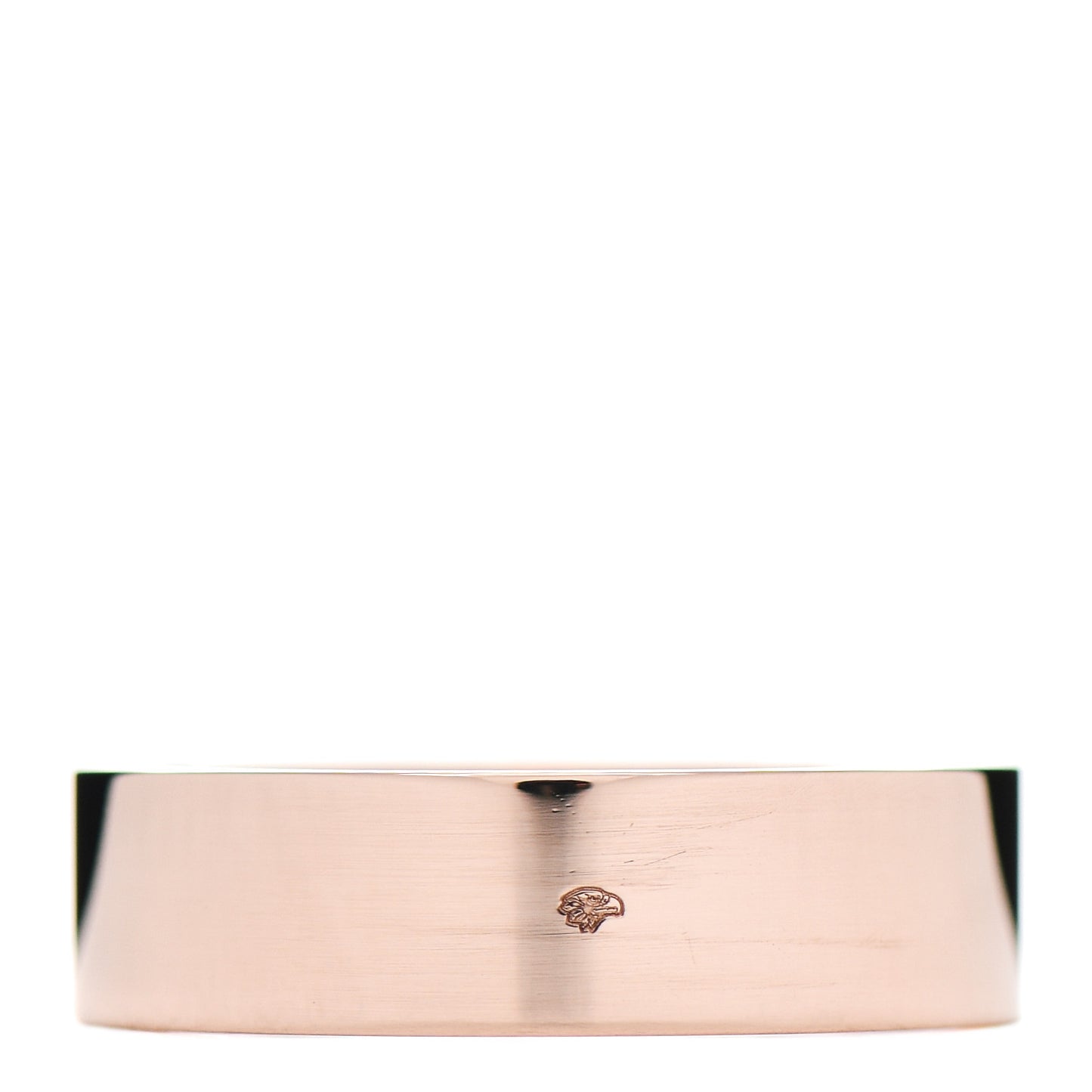 18K Rose Gold Diamond PM H D'Ancre Ring 56 7.5