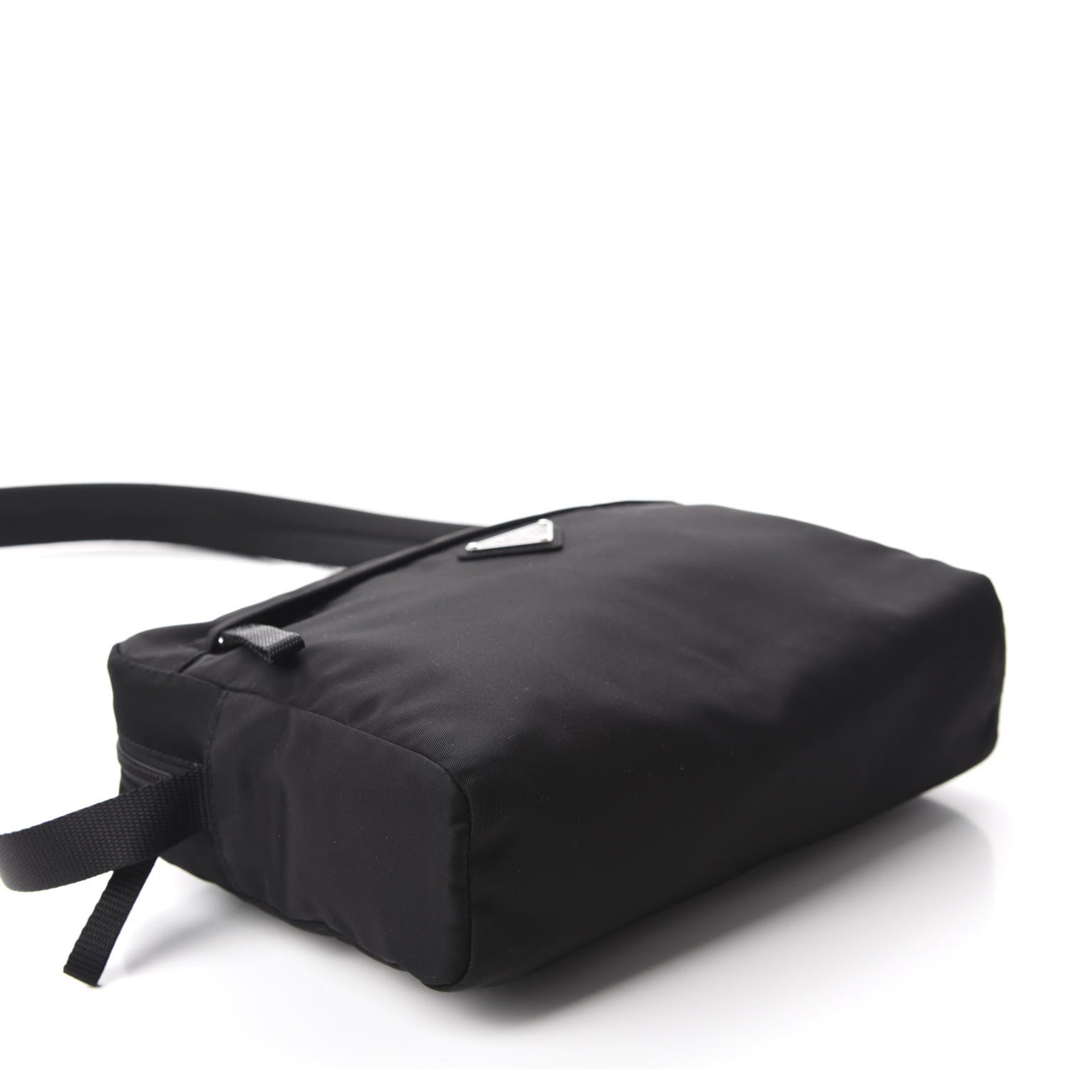 Prada Nylon Tessuto Messenger Bag Black 4 of 11