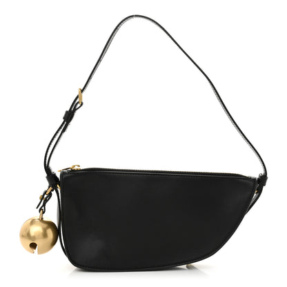 Burberry Calfskin Mini Shield Sling Bag Black 1 of 9