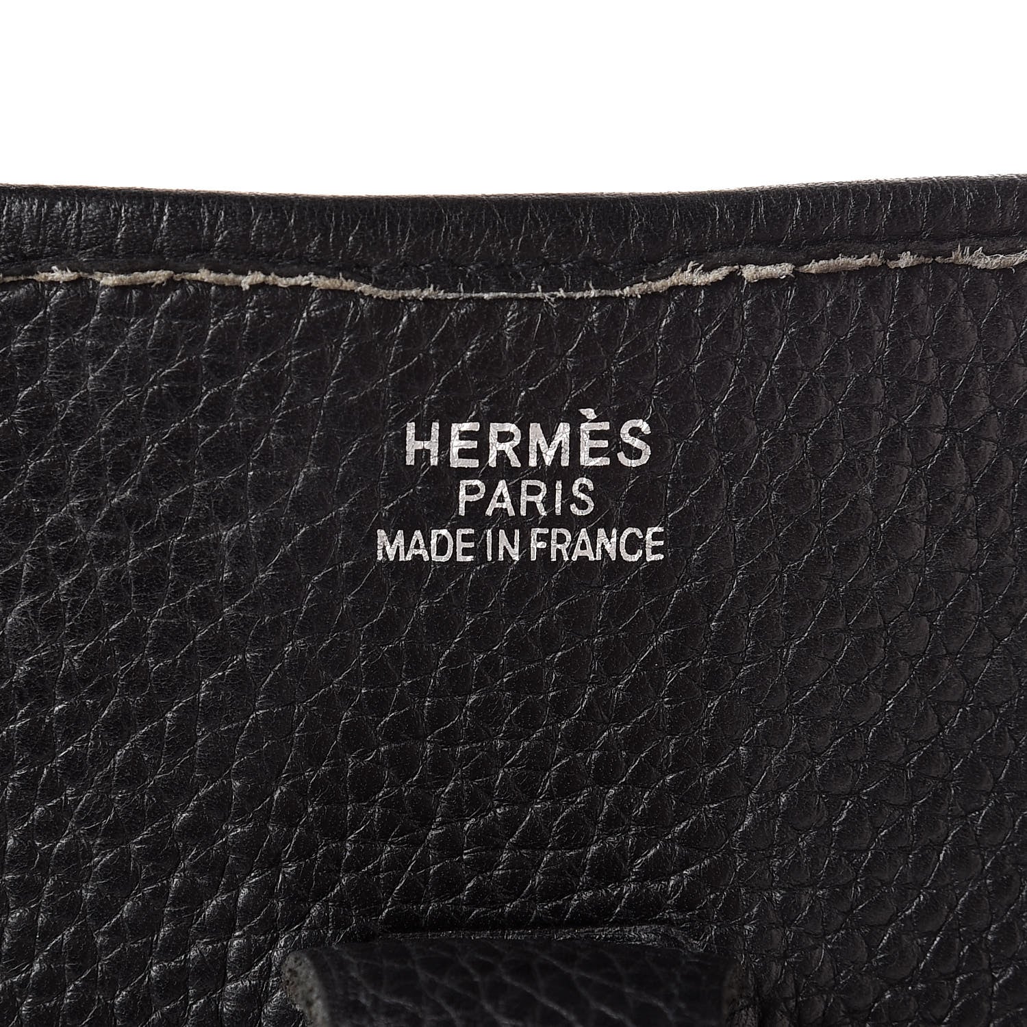 Hermes Taurillon Clemence Evelyne II GM Black 6 of 16