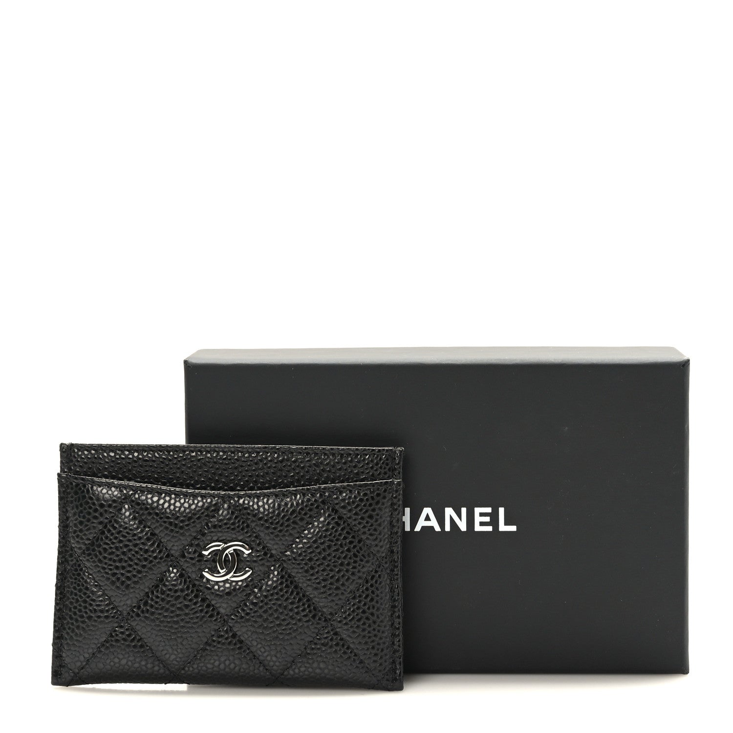 Chanel Caviar Quilted Card Holder Black 11 of 11