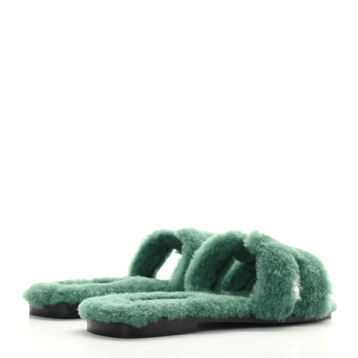 Woolskin Oran Sandals 37.5 Vert Anglais