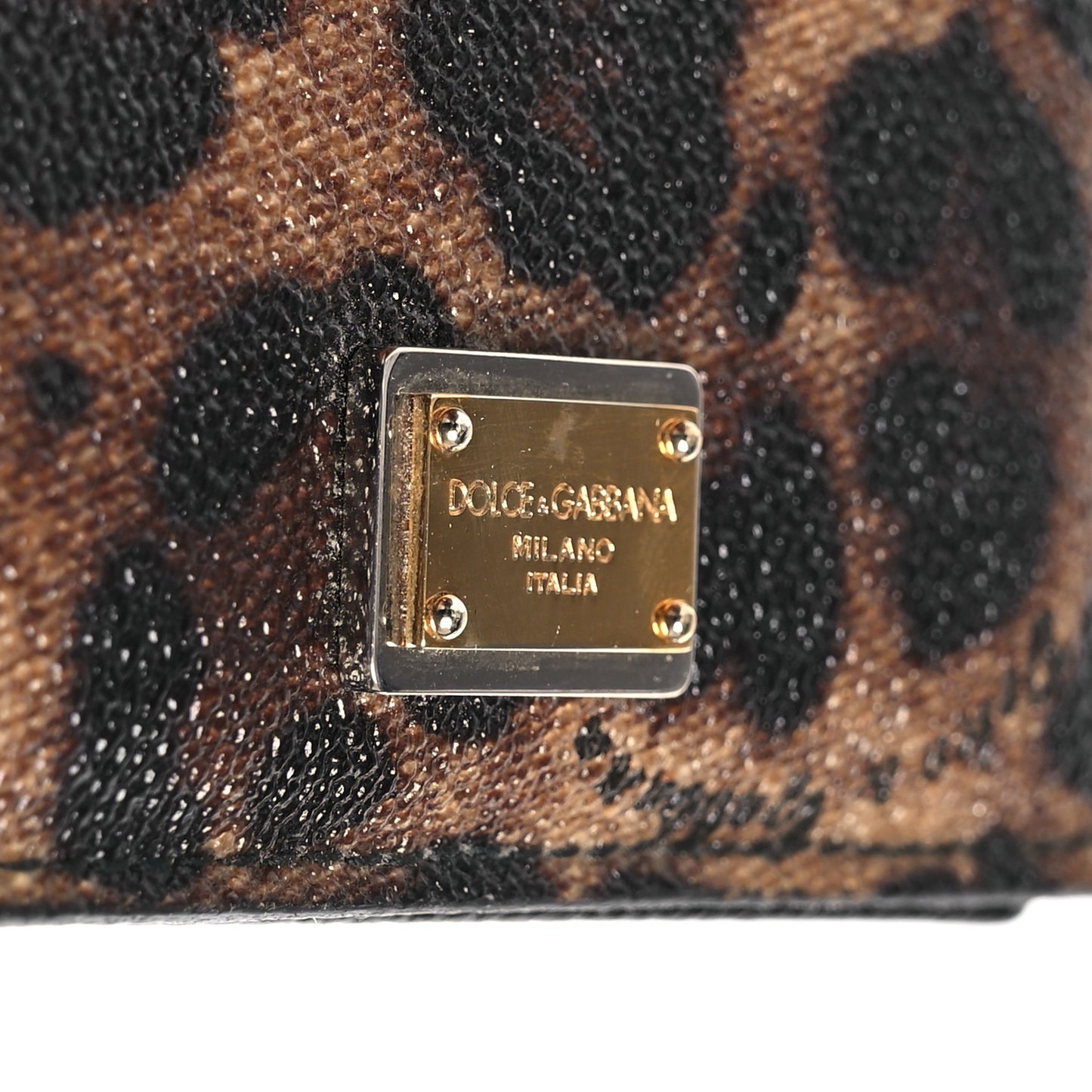 Dauphine Leopard Print Flap Card Holder