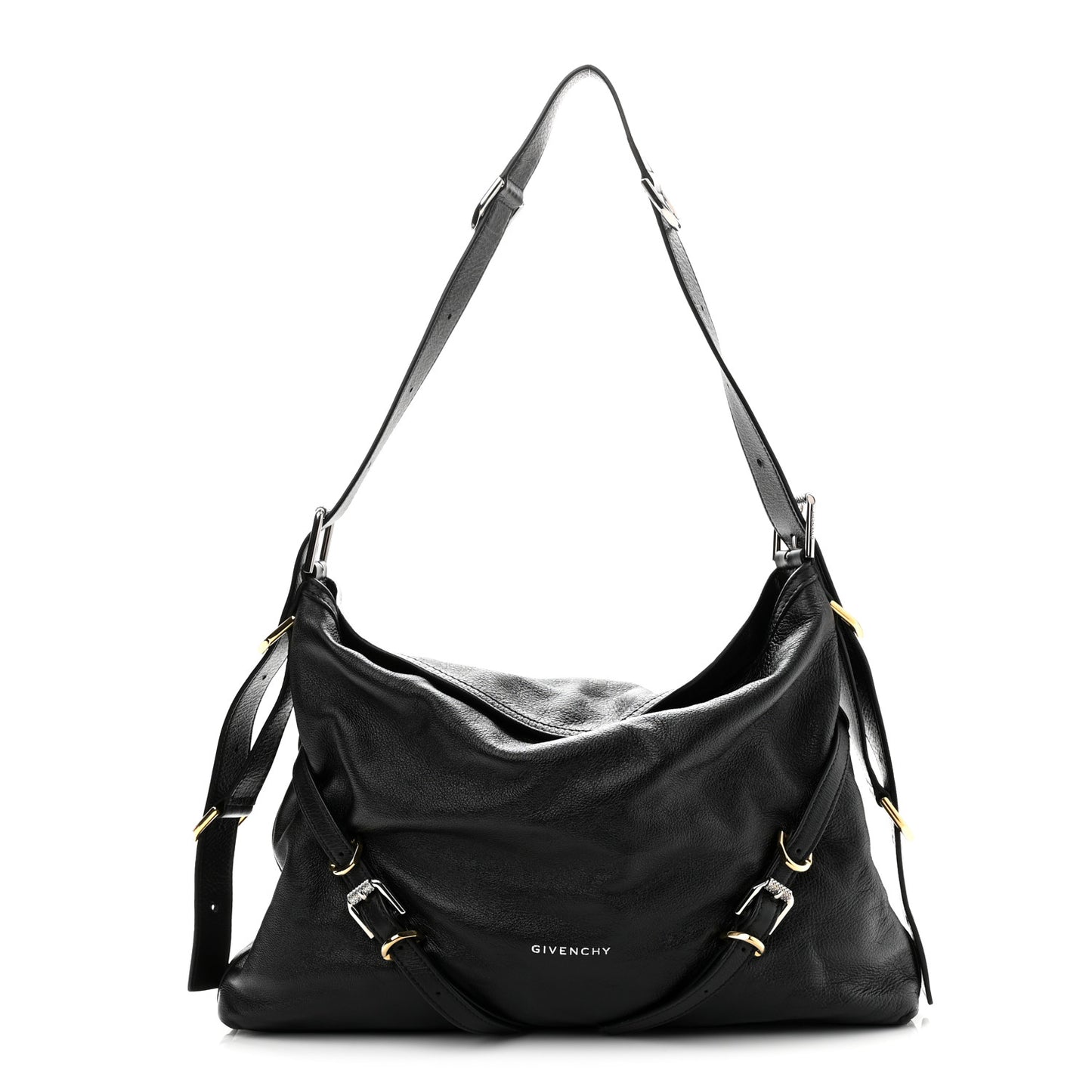 Calfskin Medium Voyou Bag Black
