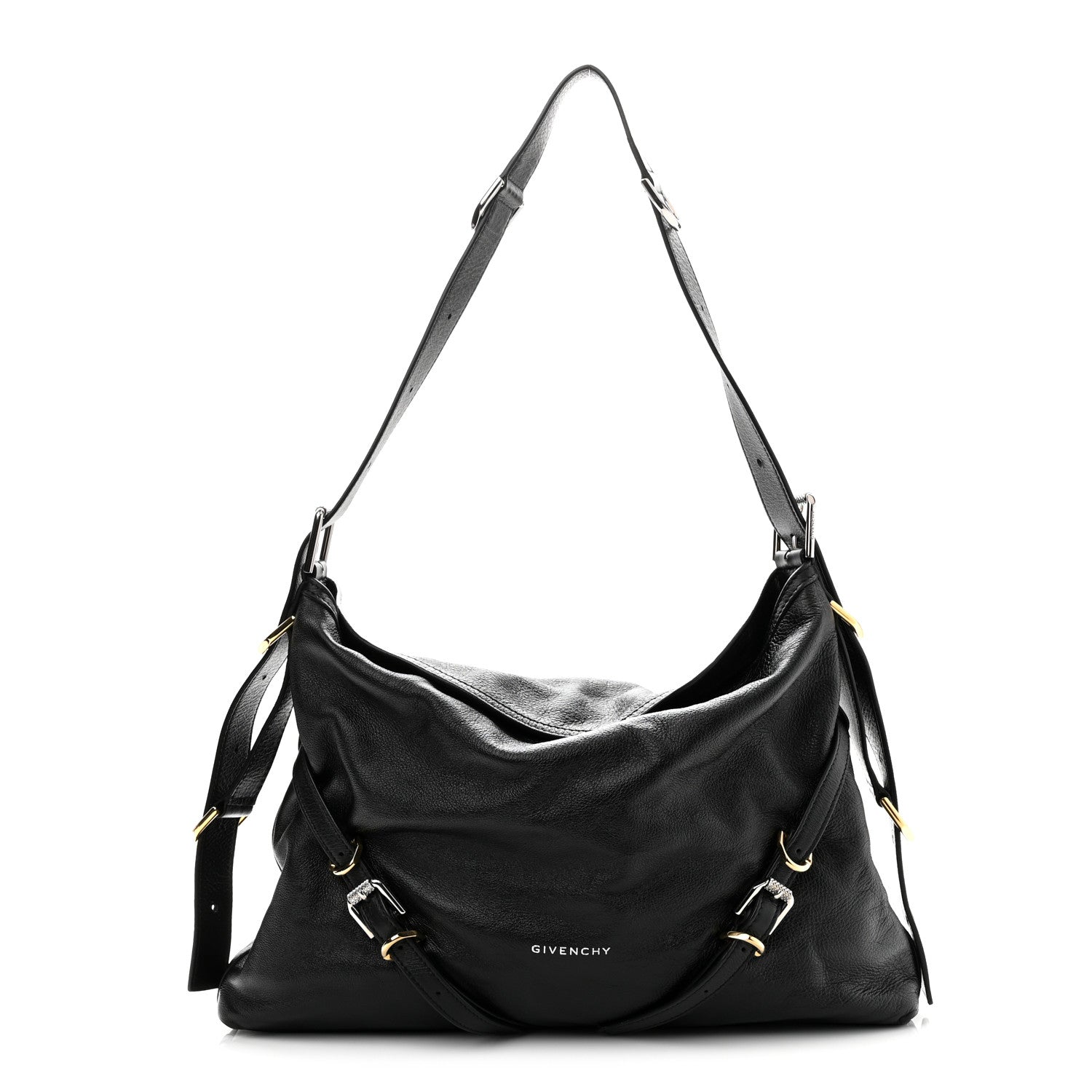 Givenchy Calfskin Medium Voyou Bag Black 1 of 10