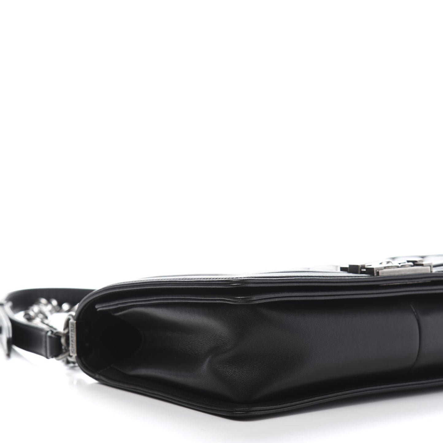 Lambskin Quilted New Medium Boy Flap Black