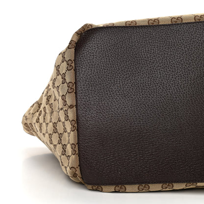 Gucci GG Monogram Large Web Handle Bucket Tote 8 of 12