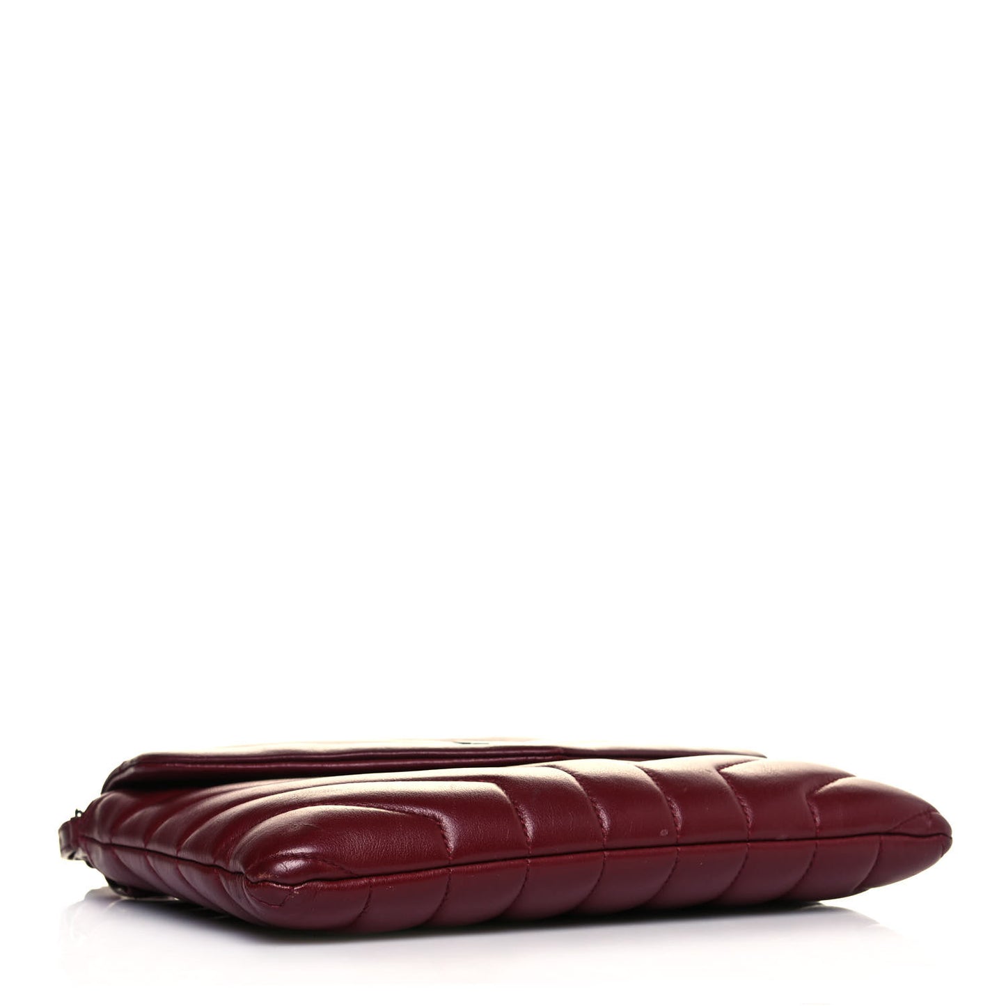 Calfskin Y Quilted Monogram Loulou Flap Bag Palissandre
