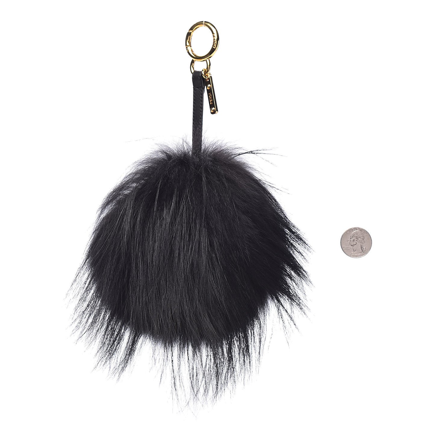 Fox Mink Rabbit Fur Vitello Flamingo Grimmy Monster Bag Bug Charm Black Giallo