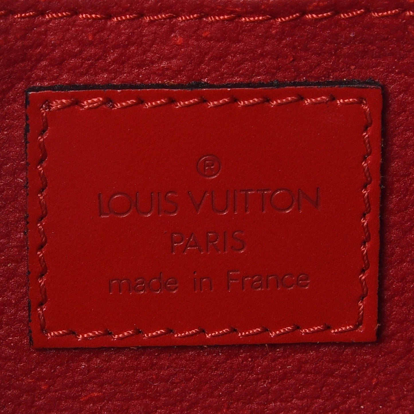 Epi Dauphine 17 Cosmetic Pouch Castillan Red
