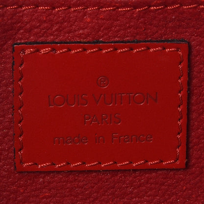 Louis Vuitton Epi Dauphine 17 Cosmetic Pouch Castillan Red 7 of 8