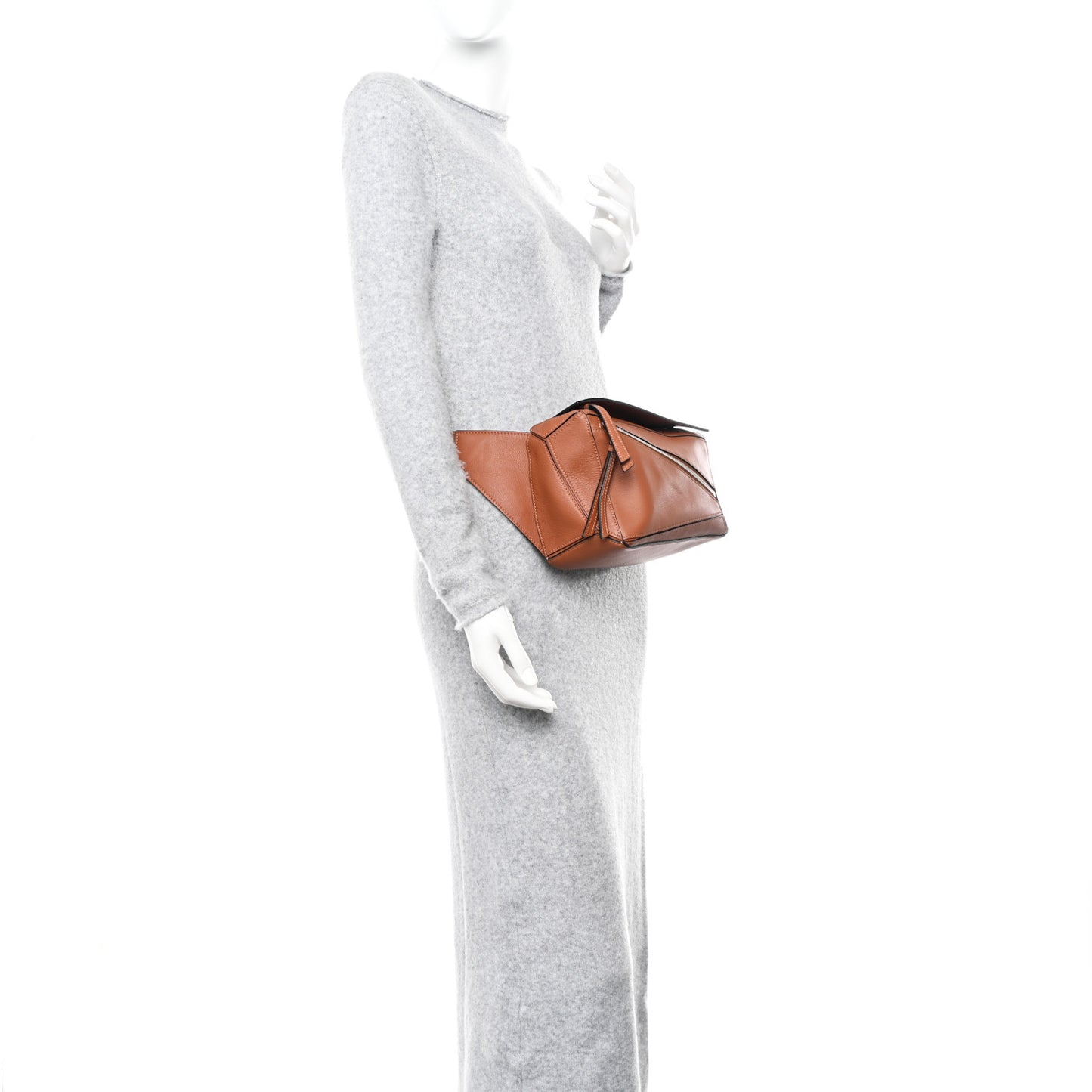 Calfskin Small Puzzle Bumbag Tan