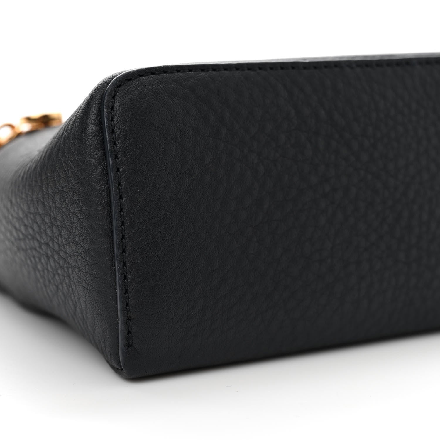 Loro Piana Grained Calfskin L19 Extra Pocket Pouch Navy Blue 9 of 9