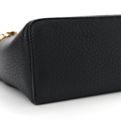 Loro Piana Grained Calfskin L19 Extra Pocket Pouch Navy Blue 9 of 9