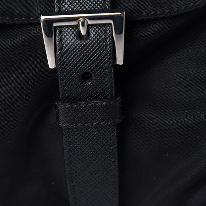 Prada Tessuto Nylon Saffiano Medium Backpack Black 12 of 12