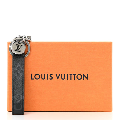 Louis Vuitton Monogram Eclipse Dragonne Bag Charm Key Holder 4 of 4