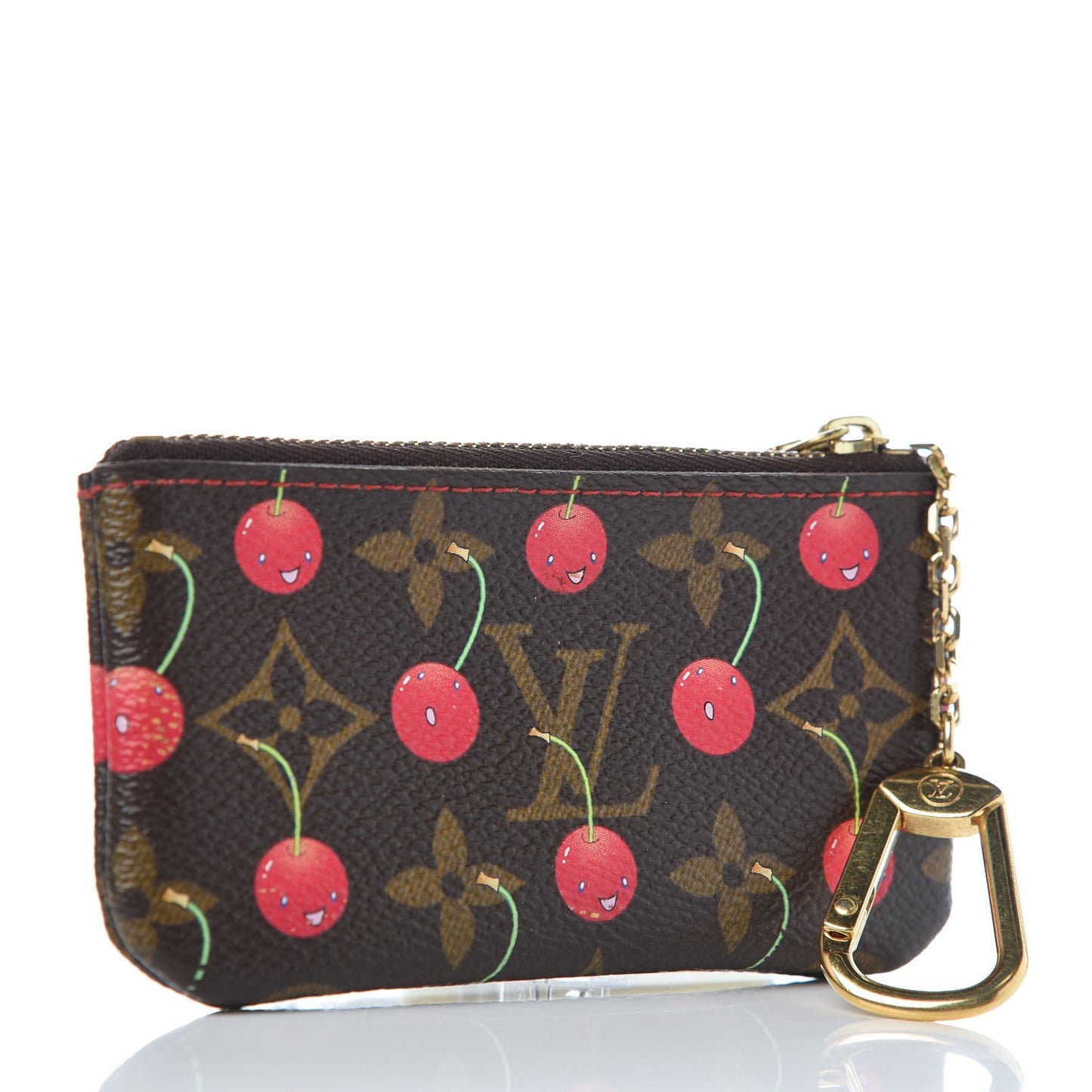 Monogram Cerises Key Pouch