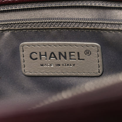 Chanel Caviar Quilted Grand Shopping Tote GST Dark Burgundy 7 of 17