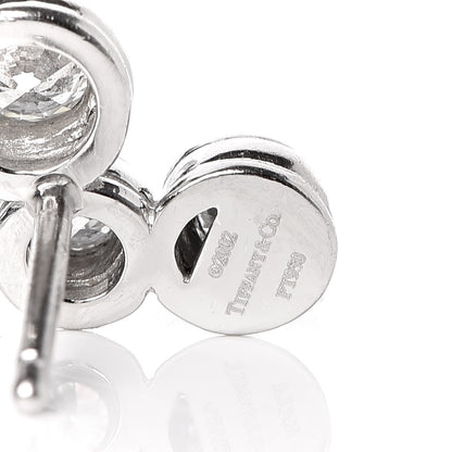 Tiffany Platinum Diamond Bubbles Stud Earrings 4 of 4